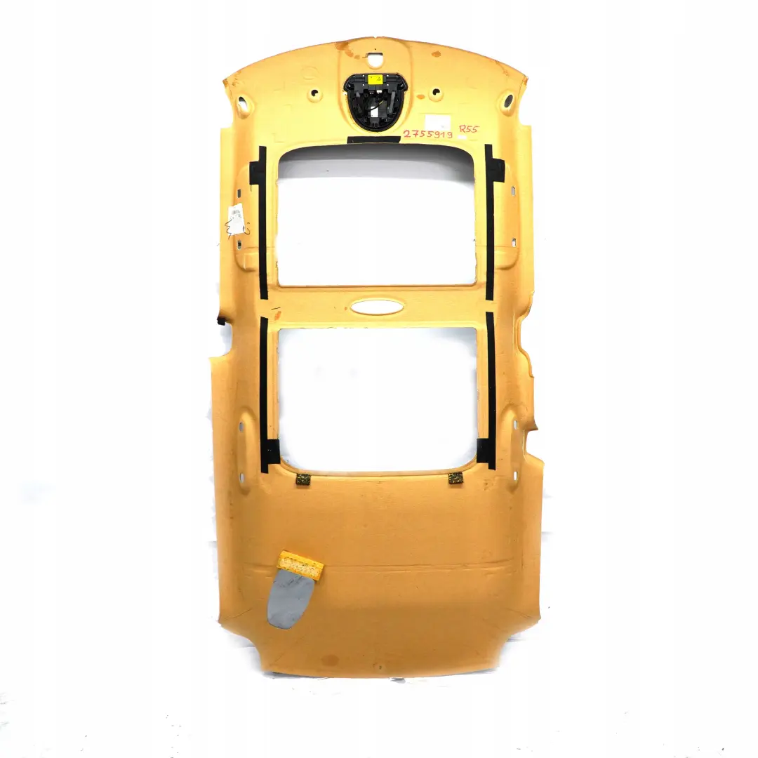 Roof Lining Roofliner Sunroof Carbon Black to Mini Cooper R55 Clubman with Part number 2755919 Mini Cooper R55 Clubman Roof Lining Roofliner Sunroof Carbon Black - SKU 2755919 - Part number 2755919