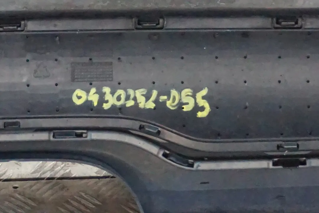 Complete Rear Bumper Trim Panel Dark Silver to BMW MINI Cooper S 5 R56 R57 with Part number 0430252 BMW MINI Cooper S 5 R56 R57 Complete Rear Bumper Trim Panel Dark Silver - SKU 0430252-DS5 - Part number 0430252