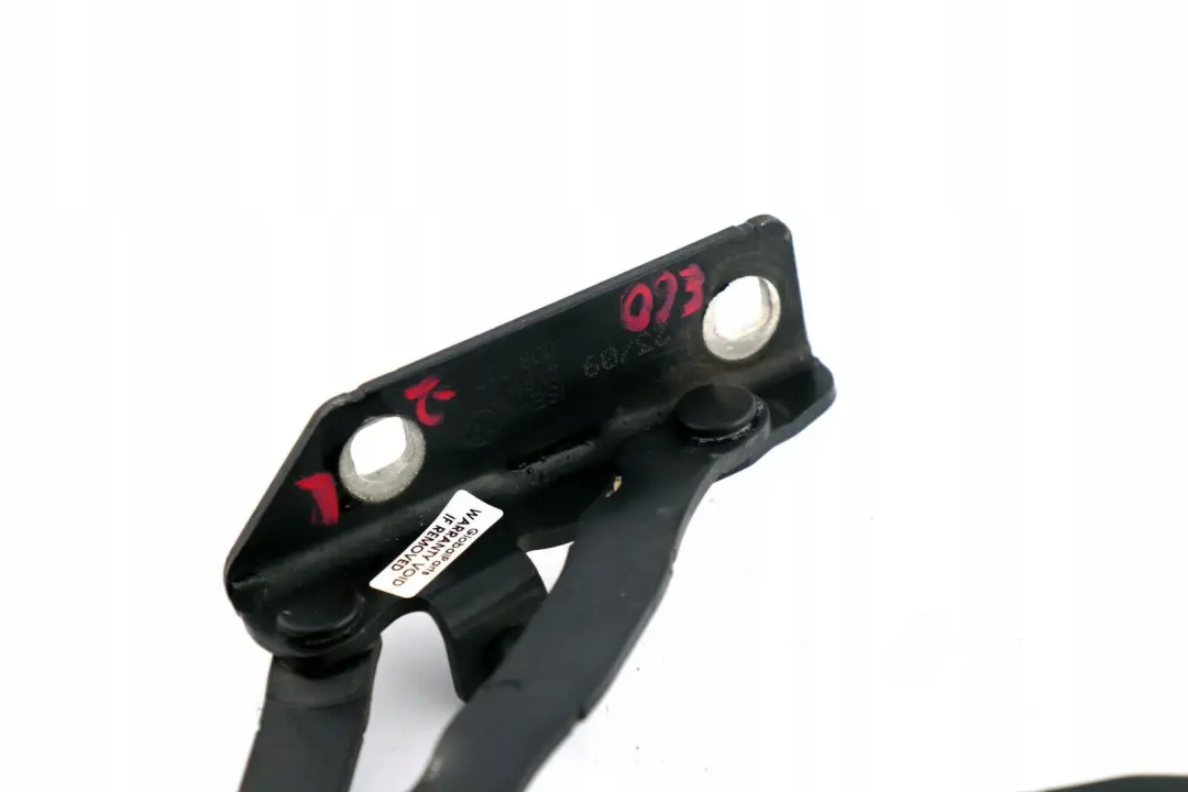 Izquierdo Capo Bisagra Azul para BMW E60 E61 Motor con número de pieza 7008727 BMW E60 E61 Motor Izquierdo Capo Bisagra Azul - SKU 7008727-3 - Número de pieza 7008727