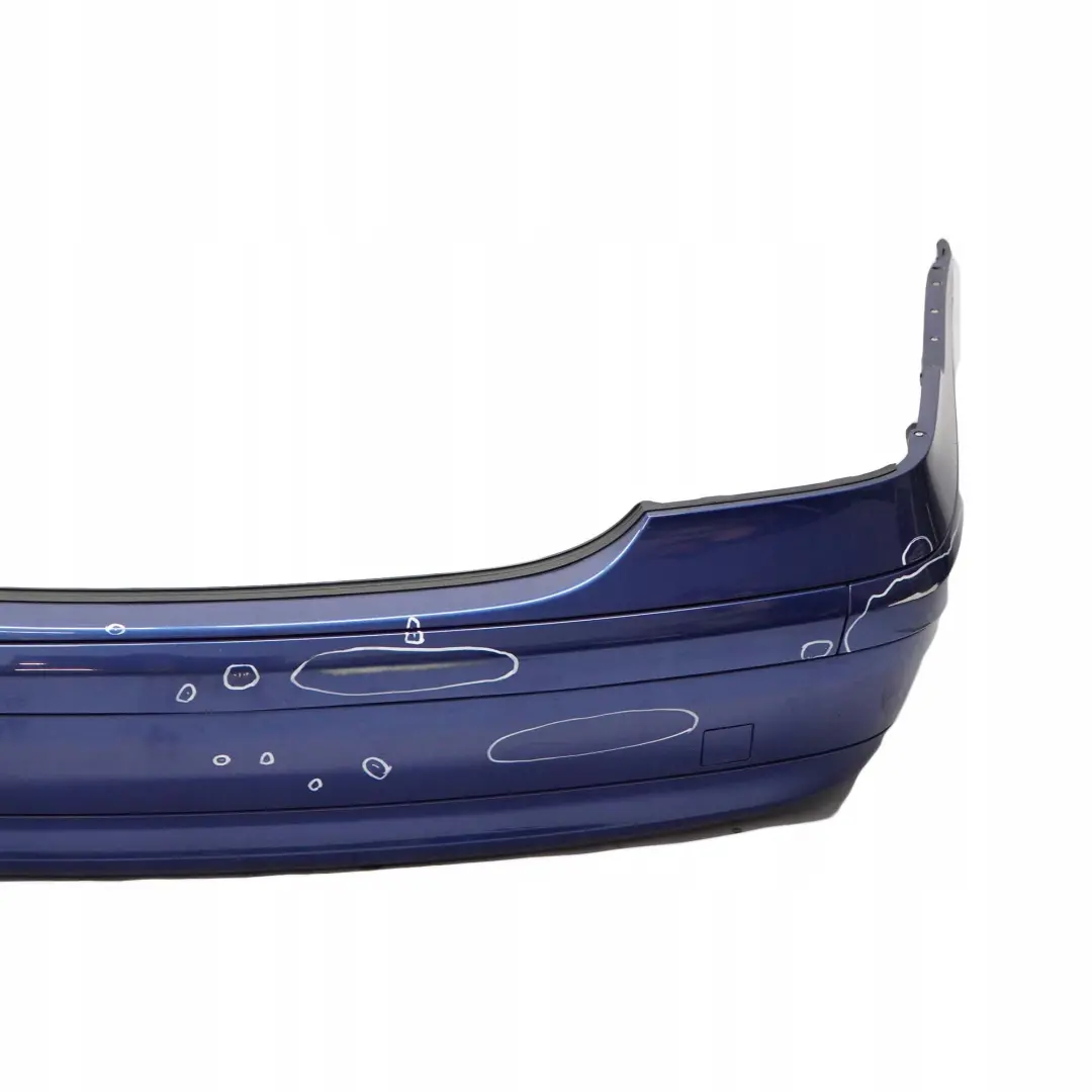 Mercedes-Benz C W203 Rear Bumper Trim Panel Jaspisblau Blue Metallic - 345 to with Part number A2038851625 Mercedes-Benz C W203 Rear Bumper Trim Panel Jaspisblau Blue Metallic - 345 - SKU A2038850825-JAS - Part number A2038851625