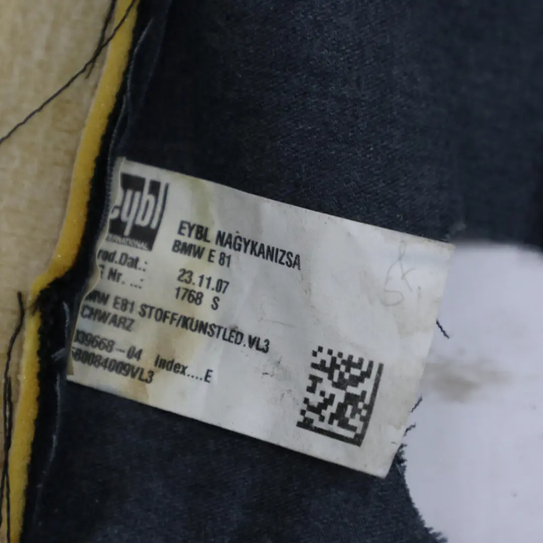 Fotel oparcie prawy przód sztuczna skóra do BMW E81 o numerze 8039668 BMW E81 Fotel oparcie prawy przód sztuczna skóra - SKU 8039668-1 - Numer Części 8039668