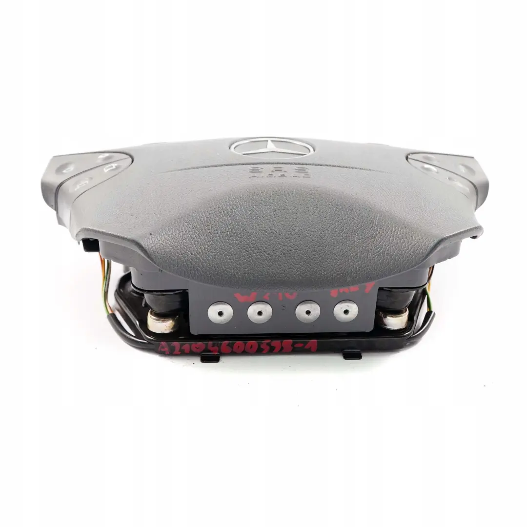 Mercedes-Benz E-Class W210 Steering Wheel Air Module Bag Grey to with Part number A2104600598 Mercedes-Benz E-Class W210 Steering Wheel Air Module Bag Grey - SKU A2104600598-1 - Part number A2104600598