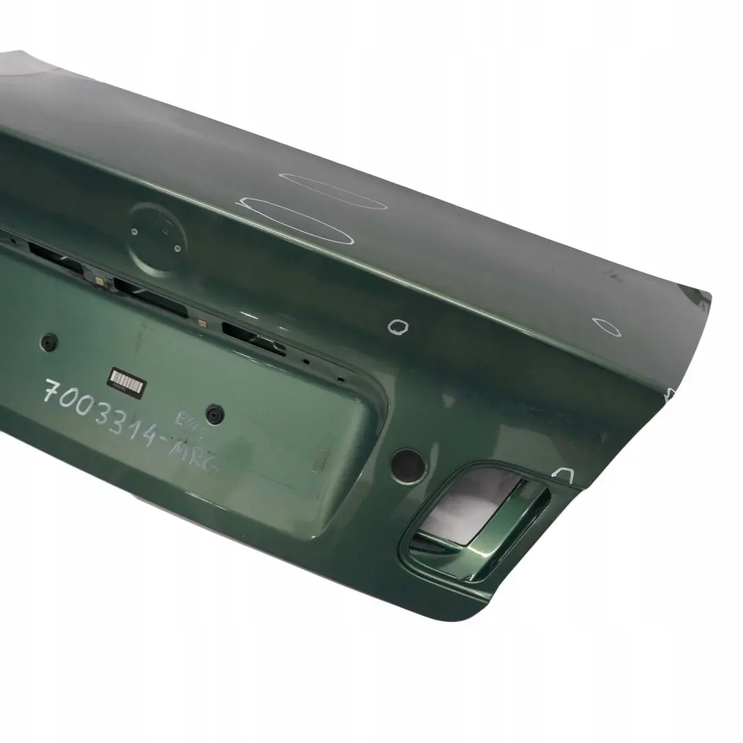 Trunk Boot Lid Tailgate Meergruen Sea Green Metallic - 393 to BMW 3 E46 Saloon with Part number 7003314 BMW 3 E46 Saloon Trunk Boot Lid Tailgate Meergruen Sea Green Metallic - 393 - SKU 7003314-MRG - Part number 7003314