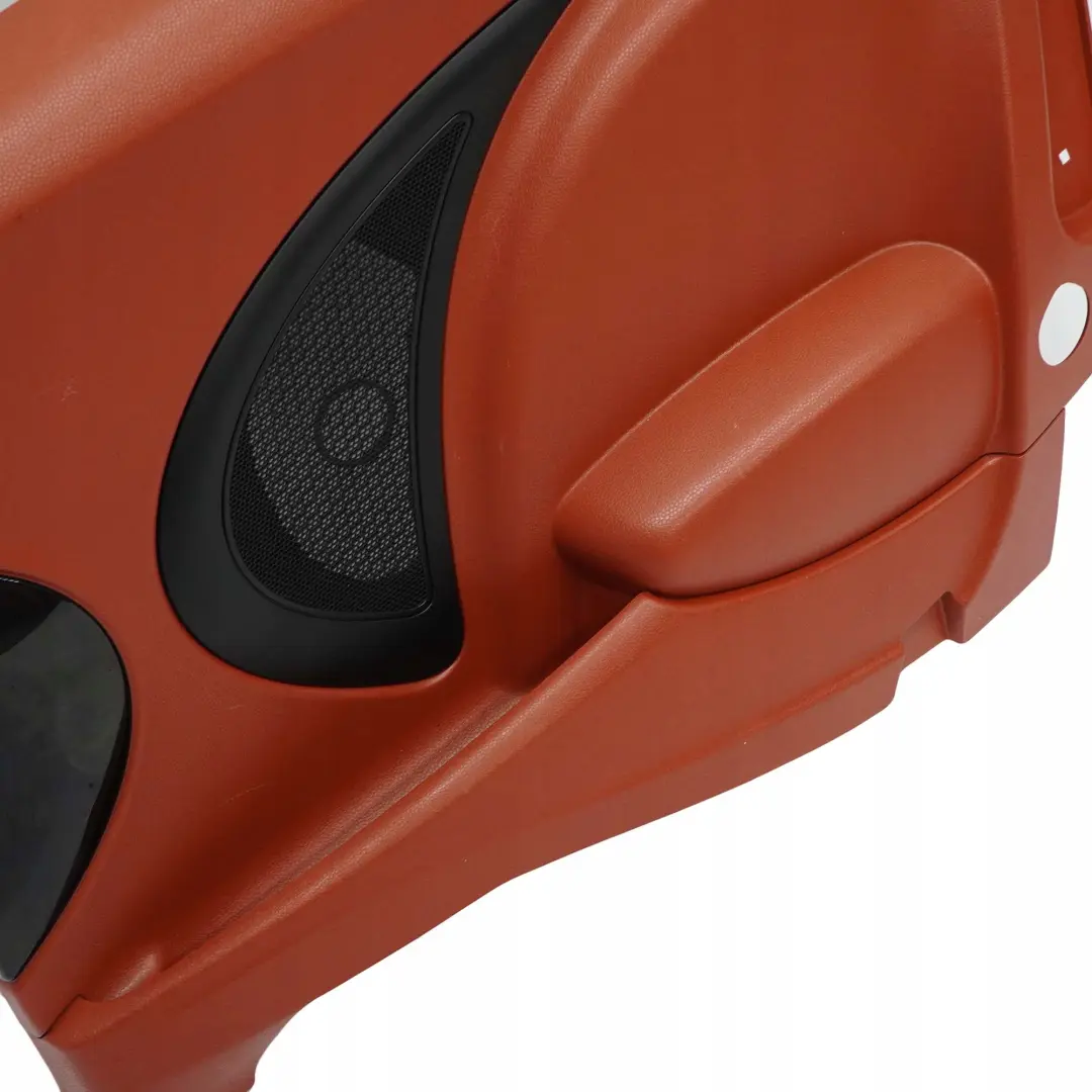 Rivestimento Laterale Posteriore Pannello Porta Redwood Rosso per Mini Cooper R56 con numero di parte 2756054 Mini Cooper R56 Rivestimento Laterale Posteriore Pannello Porta Redwood Rosso - SKU 2756054 - Numero di parte 2756054