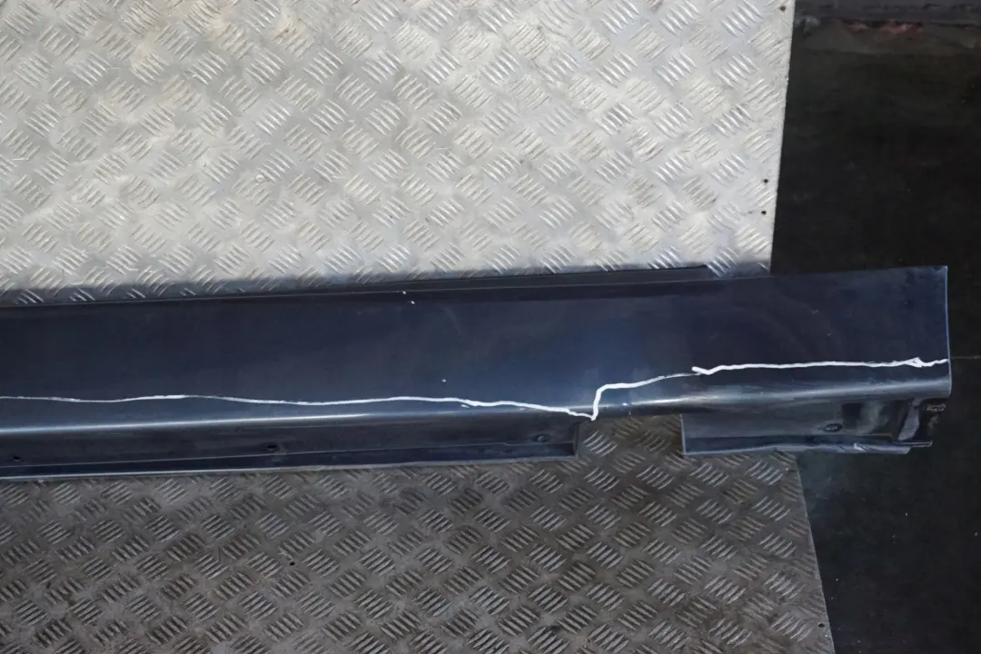 Door Sill Cover Skirt Right O/S Toledoblau Toledo Blue Blau to BMW 7 Series E65 with Part number 0140038 BMW 7 Series E65 Door Sill Cover Skirt Right O/S Toledoblau Toledo Blue Blau - SKU 0140038-TDB - Part number 0140038