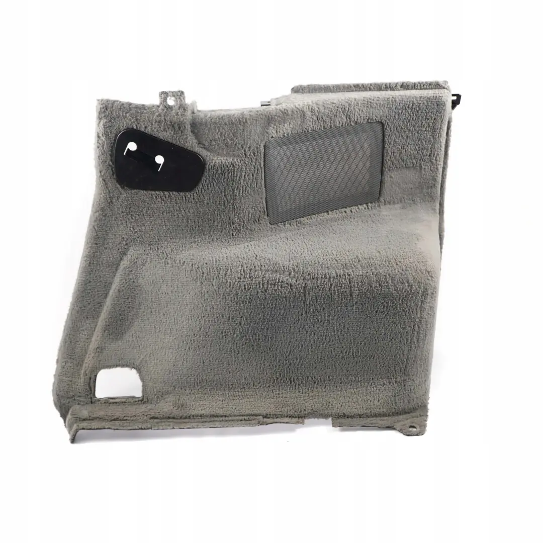 Baule Stivale Laterale Destro Trim Panel Grigio per BMW E46 Touring con numero di parte 8256546 BMW E46 Touring Baule Stivale Laterale Destro Trim Panel Grigio - SKU 8256546 - Numero di parte 8256546