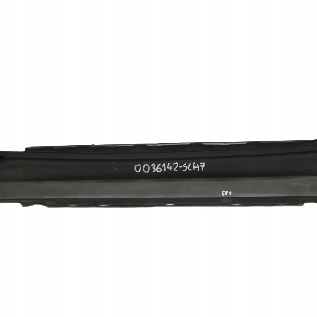 BMW E81 E82 E88 Sill Strip Side Skirt Right Schwarz Black - 668 - SKU 0036142-SCH7 - Numero di parte 0036142