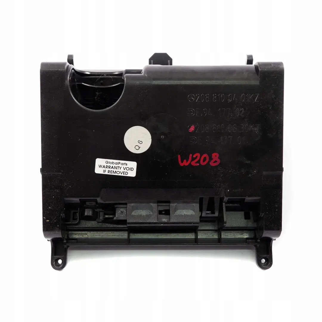 Clase CLK W208 Consola Central Cenicero Panel De Madera para Mercedes con número de pieza A2088100830 Mercedes Clase CLK W208 Consola Central Cenicero Panel De Madera - SKU A2088100830 - Número de pieza A2088100830