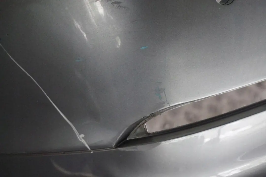 BMW E60 Zderzak tylny tył pdc silbergrau A08 - SKU 0149318-SBG2 - Numer Części 0149318