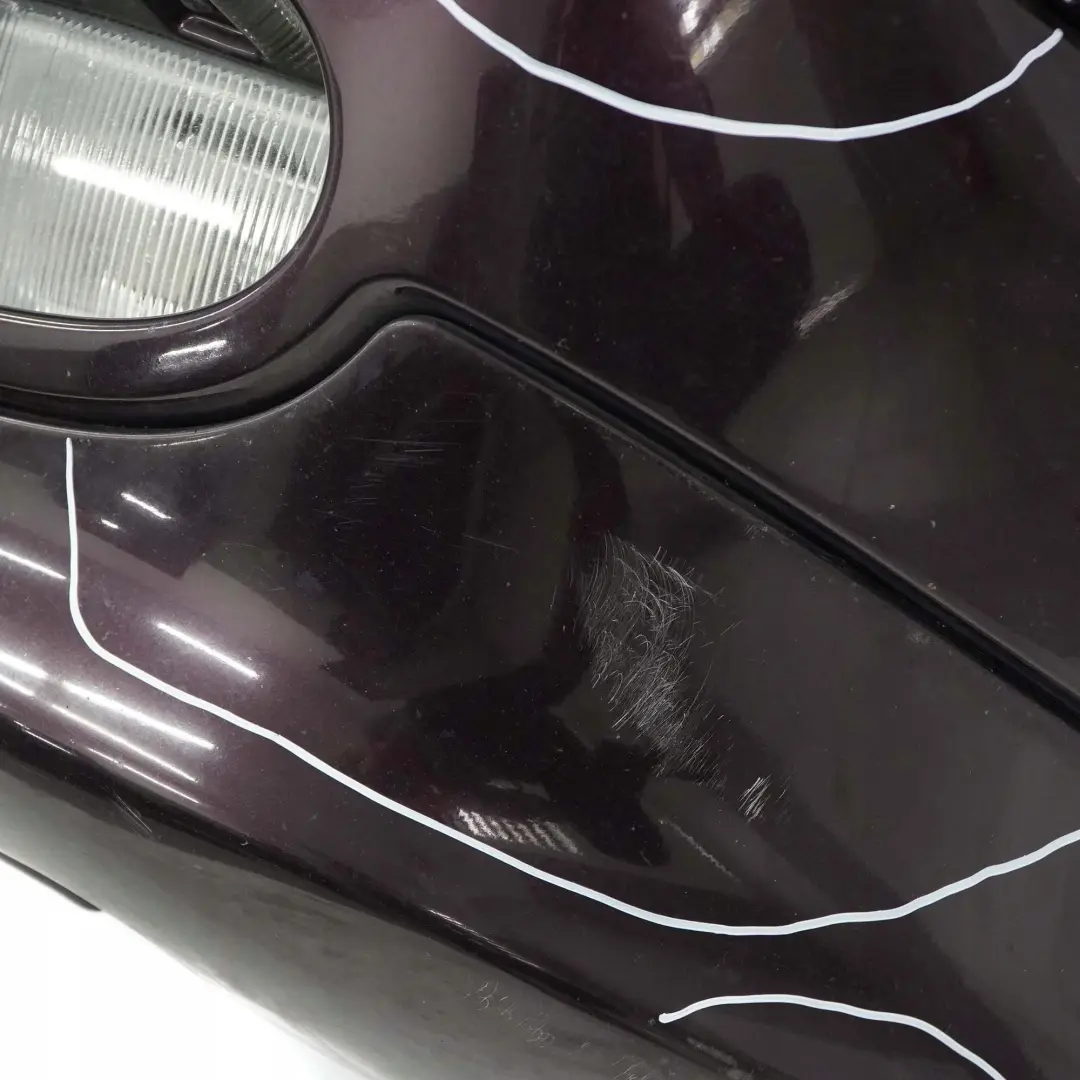  Mercedes-Benz CLK-Class W208 Front Bumper Trim Panel Almandine Black - 182 - SKU A2088800140-ALB - Part number A2088800140