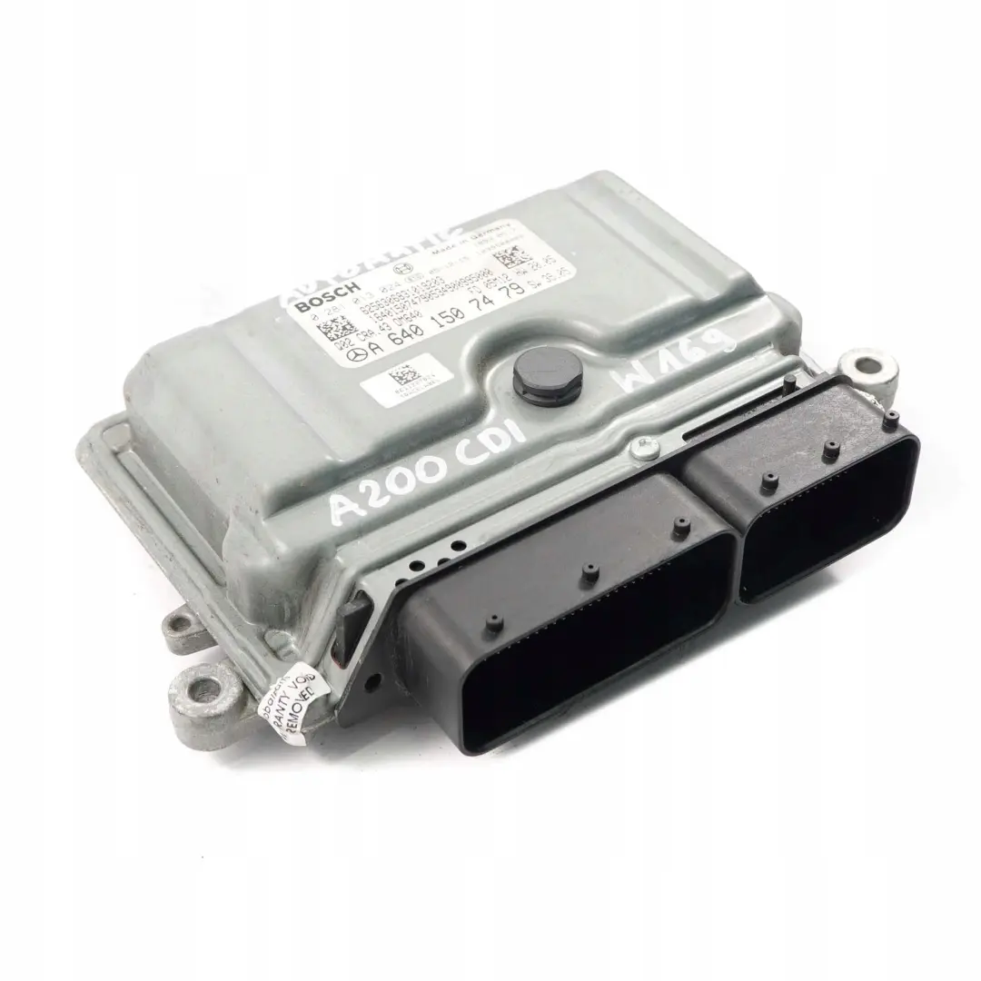 Mercedes-Benz W169 W245 A B 200 CDI Engine Control Unit Module ECU  - SKU A6401507479 - Part number A6401507479