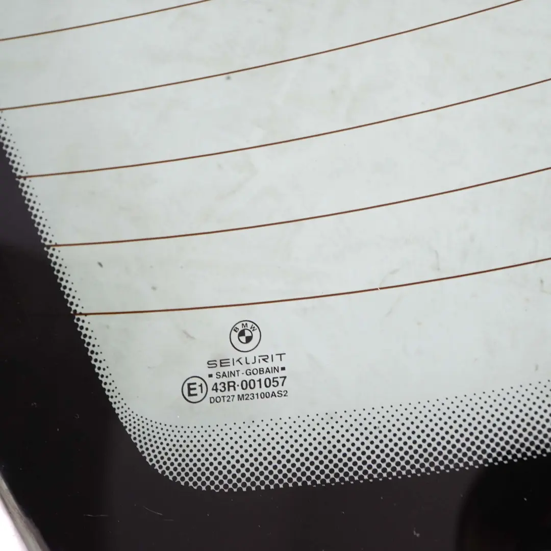 BMW E36 Sedan Szyba tylna tył AS2 - SKU 8173661 - Numer Części 7258175
