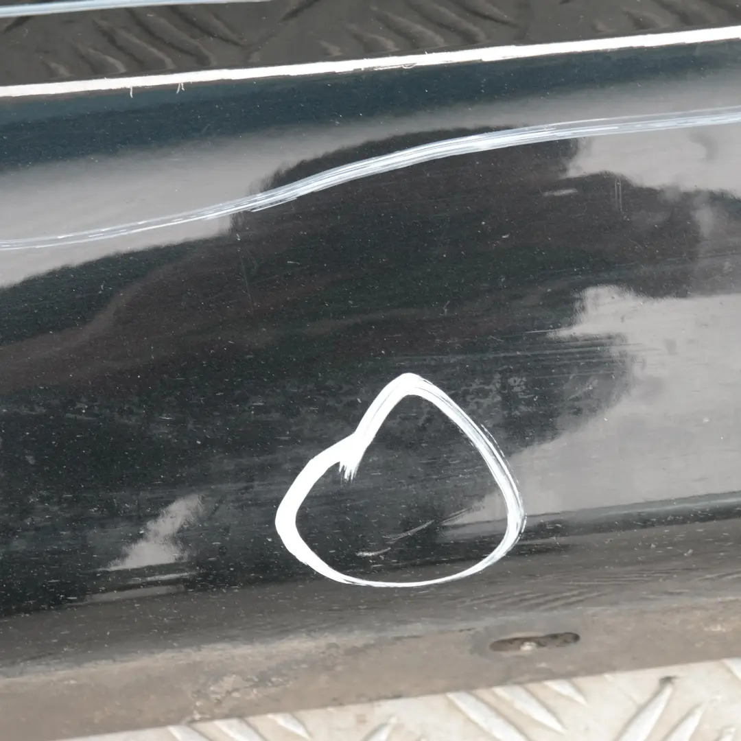 BMW E87 LCI M Sport Listello Portiera Apertura Gonna Destra Black Zaffiro - SKU 0033556-BS1 - Numero di parte 33556