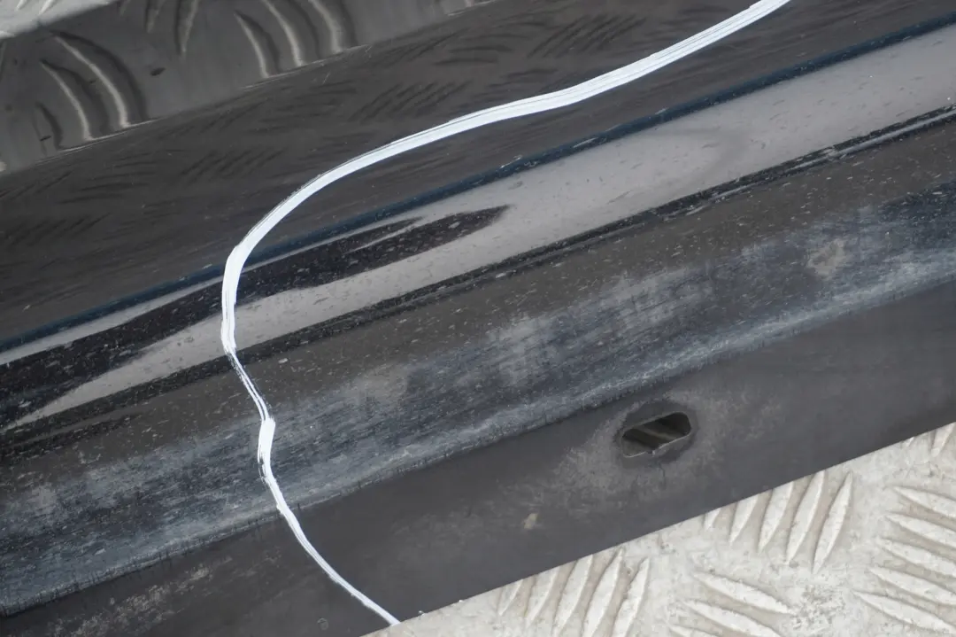 BMW E90 E91 Listón umbral faldón lateral izquierdo Negro Schwarz 2 - SKU 0032951-SCH8 - Número de pieza 32951