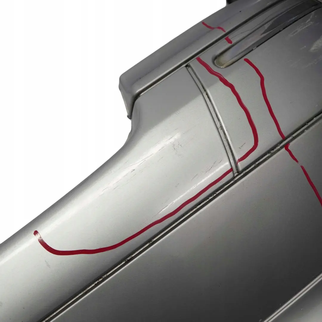 Mercedes-Benz E S210 W210 Estate Rear Bumper Trim Panel Brilliant Silver - 744 to with Part number A2108852225 Mercedes-Benz E S210 W210 Estate Rear Bumper Trim Panel Brilliant Silver - 744 - SKU A2108852225-BRS - Part number A2108852225