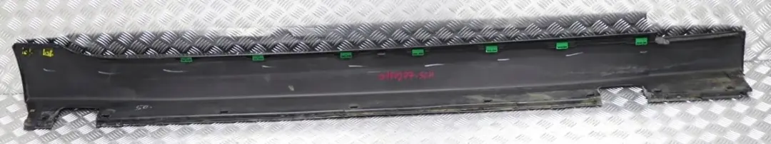 BMW E60 E61 Puerta Sill Side Cover Falda Izquierda Schwarz 2 Negro 668 - SKU 0150277-SCH - Número de pieza 150277