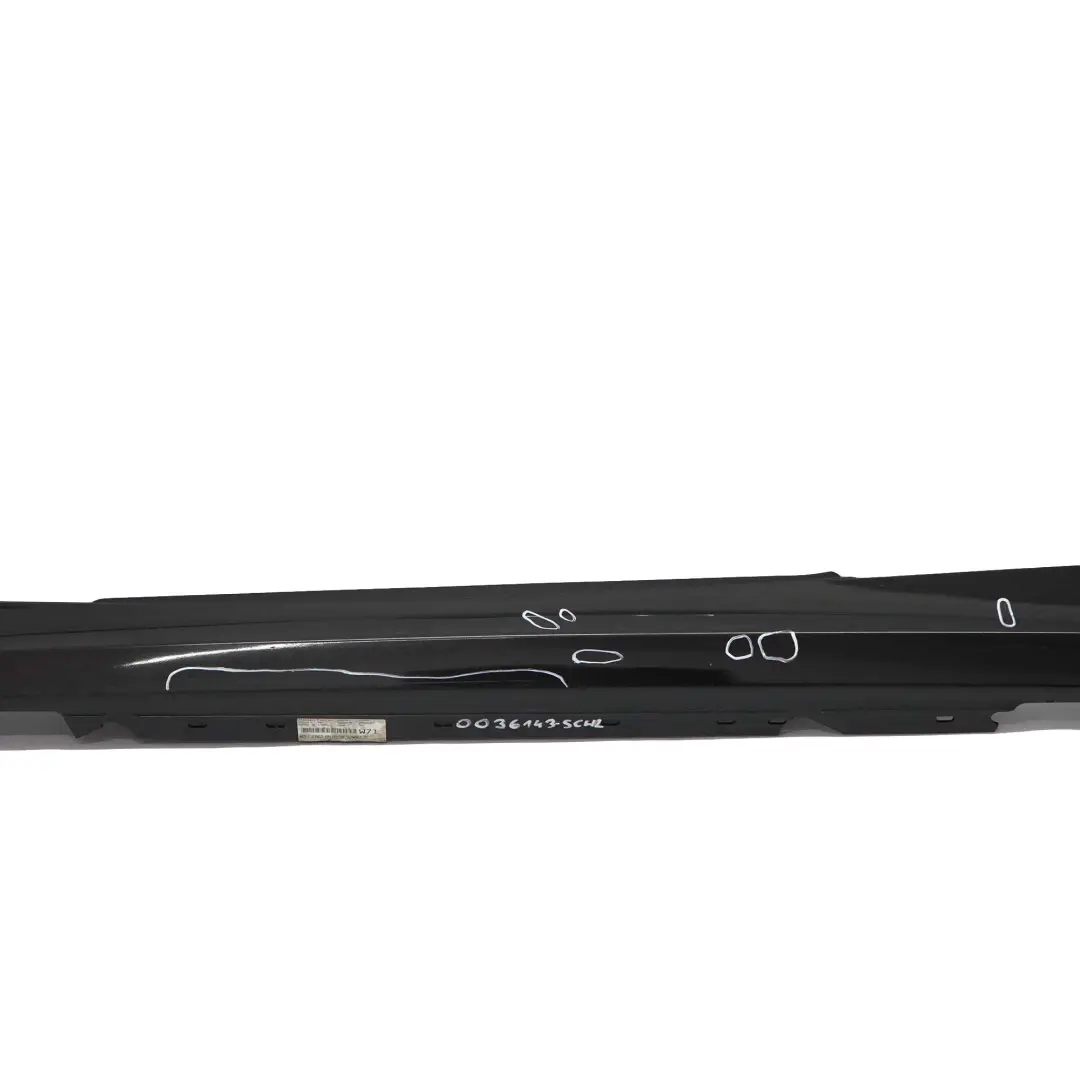 BMW 1 E81 E82 E88 2 Sill Strip Side Skirt Left N/S Schwarz 2 Black - 668 - SKU 0036143-SCH2 - Part number 0036143