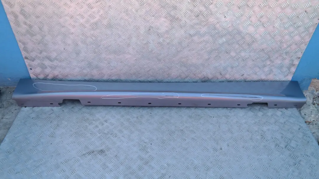 Sill Strip Side Skirt Left N/S Sparkling Graphite Metallic - A22 to BMW E87 with Part number 51770032949 BMW E87 Sill Strip Side Skirt Left N/S Sparkling Graphite Metallic - A22 - SKU 0032949-SG4 - Part number 51770032949