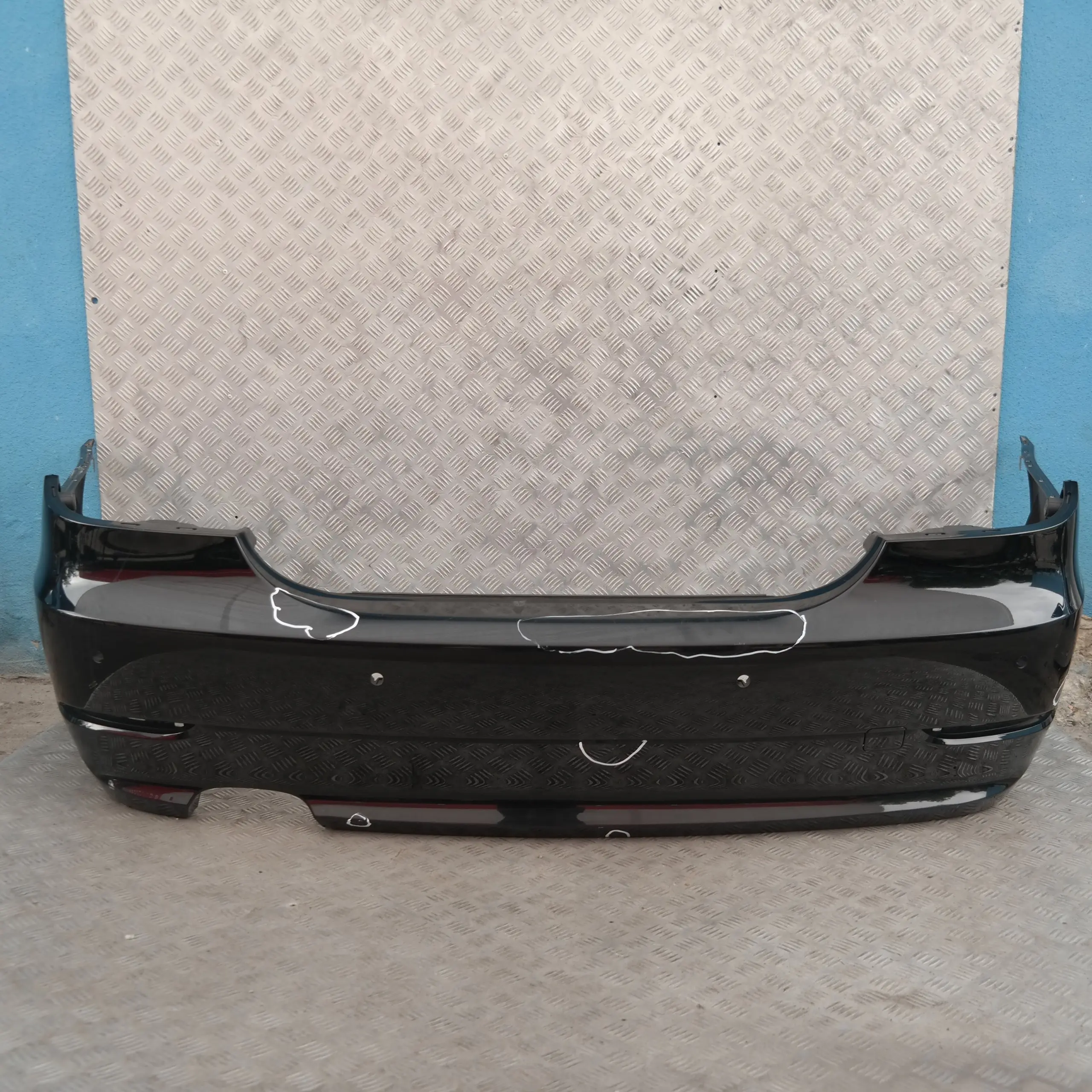 BMW 5 SERIES E60N E60 LCi Saloon Rear Bumper PDC Black Schwarz 2 - 668