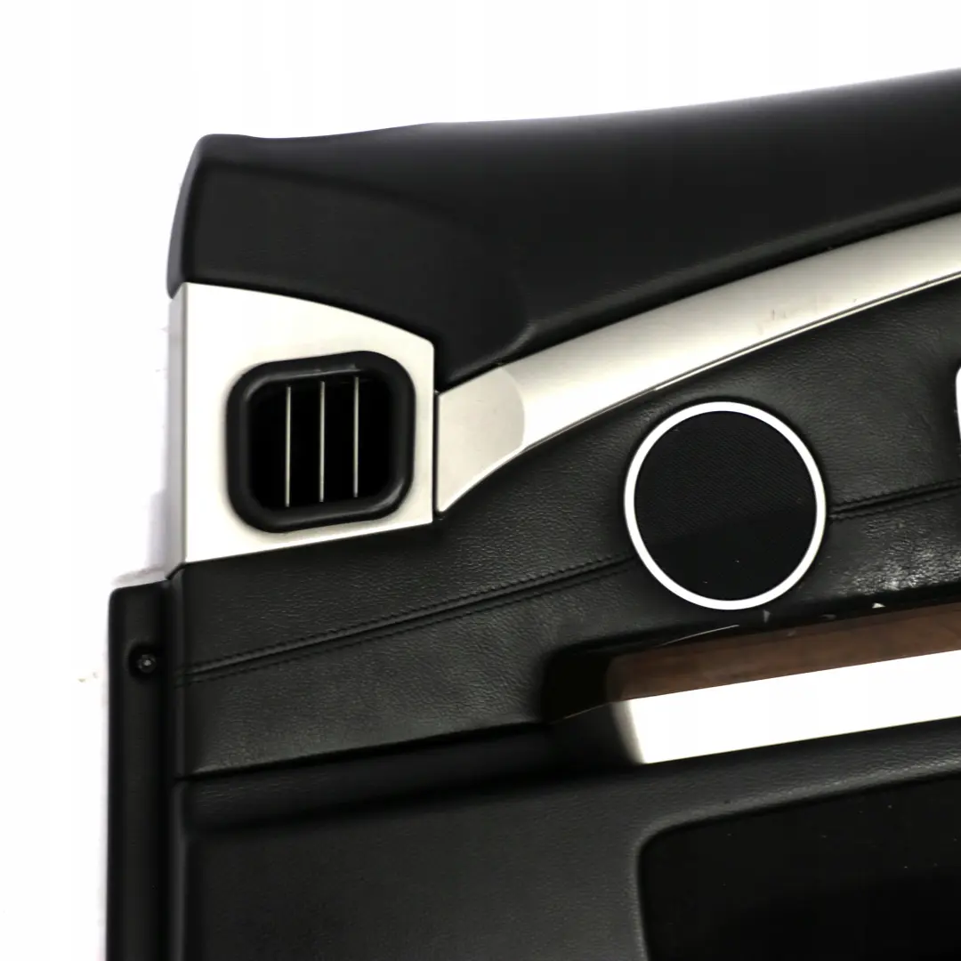 BMW 7 Series E65 E66 Front Right O/S Door Card Leather Nasca Black Lining Trim - SKU 9154458 - Part number 9154458