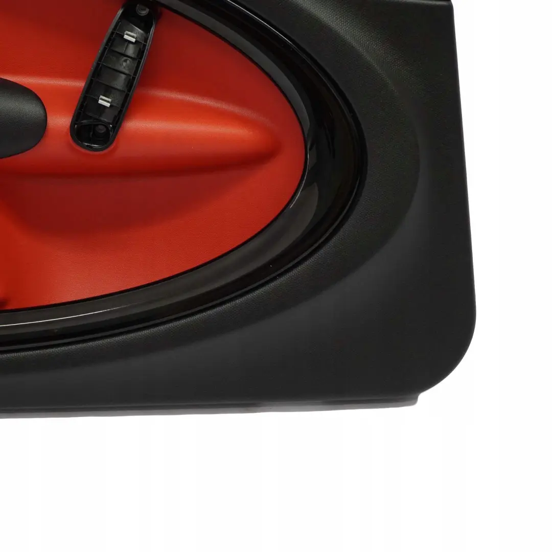 Front Left N/S Door Card Trim Panel Black Pure Red to BMW Mini Countryman R60 with Part number 9807627 BMW Mini Countryman R60 Front Left N/S Door Card Trim Panel Black Pure Red - SKU 9807627 - Part number 9807627