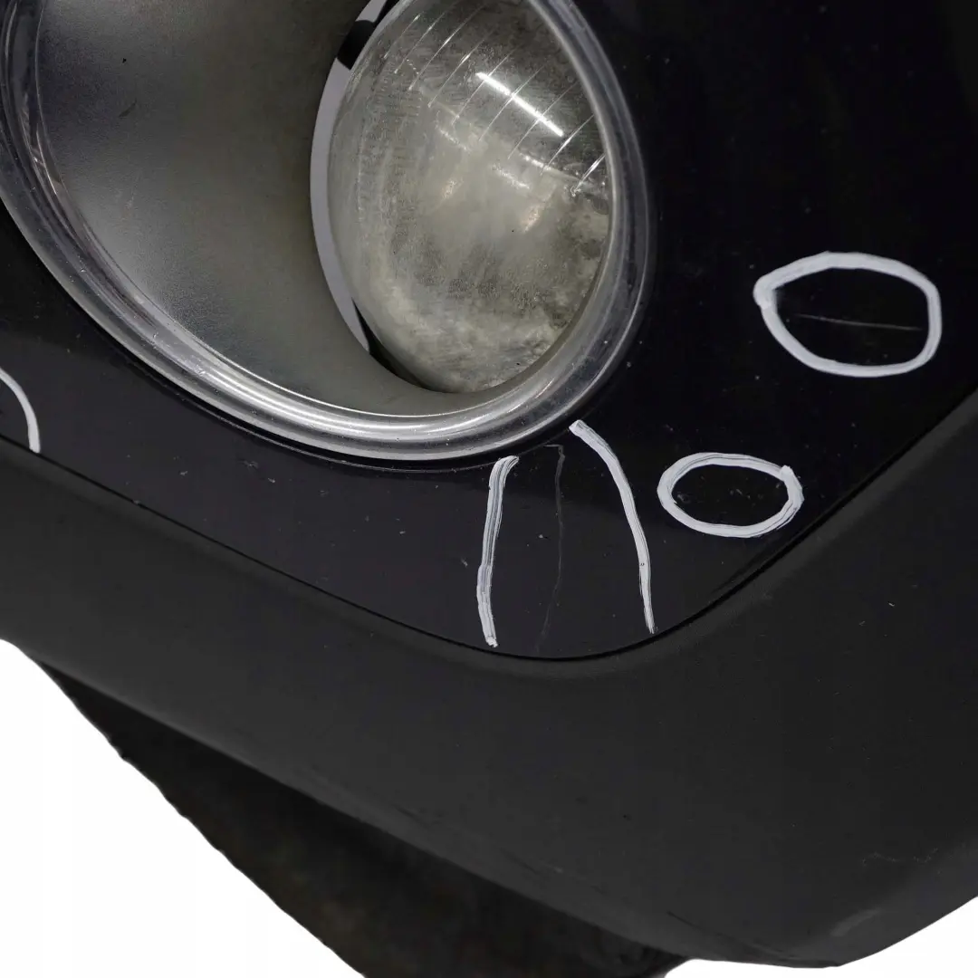 BMW Mini Cooper D R55 R56 Complete Front Bumper Trim Panel Astro Black - A25 - SKU 0430268-ASB - Part number 0430242