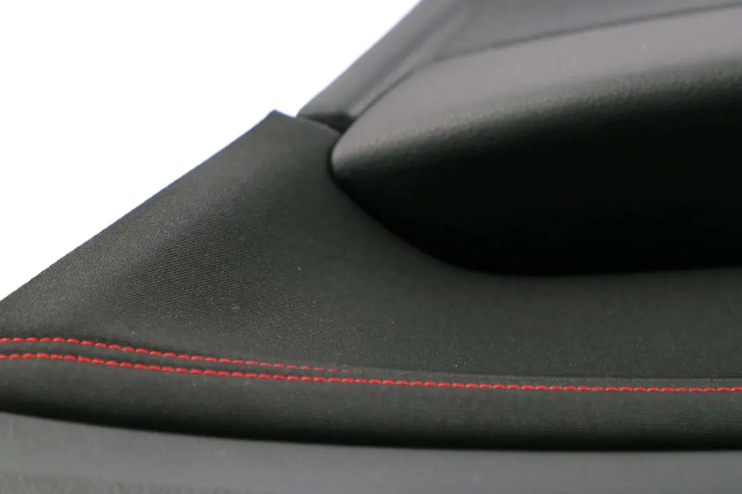 BMW F21 Trasero Derecho Lateral Panel Revestimiento Tela Antracita Rojo - SKU 7285400 - Número de pieza 7285400