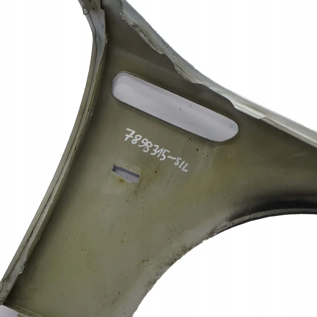 Front Left N/S Side Panel Fender Wing Silverstone II Metallic A29 to BMW 5 E60 M5 with Part number 7898315 BMW 5 E60 M5 Front Left N/S Side Panel Fender Wing Silverstone II Metallic A29 - SKU 7898315-SIL - Part number 7898315