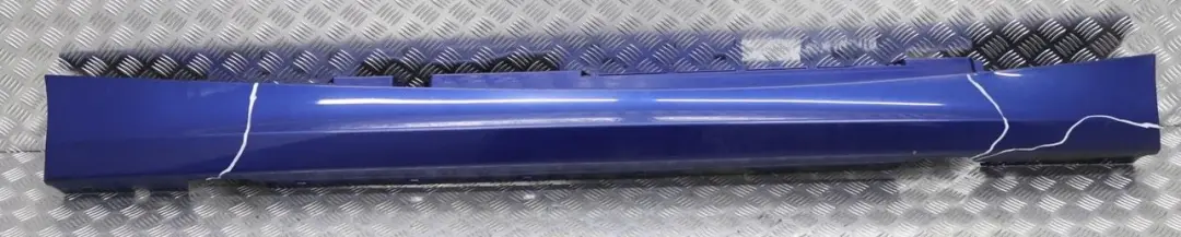 BMW E87 LCI Listello Portiera Apertura Gonna Destra Montegoblau Blu - A51 - SKU 0036144-MTB - Numero di parte 0036144