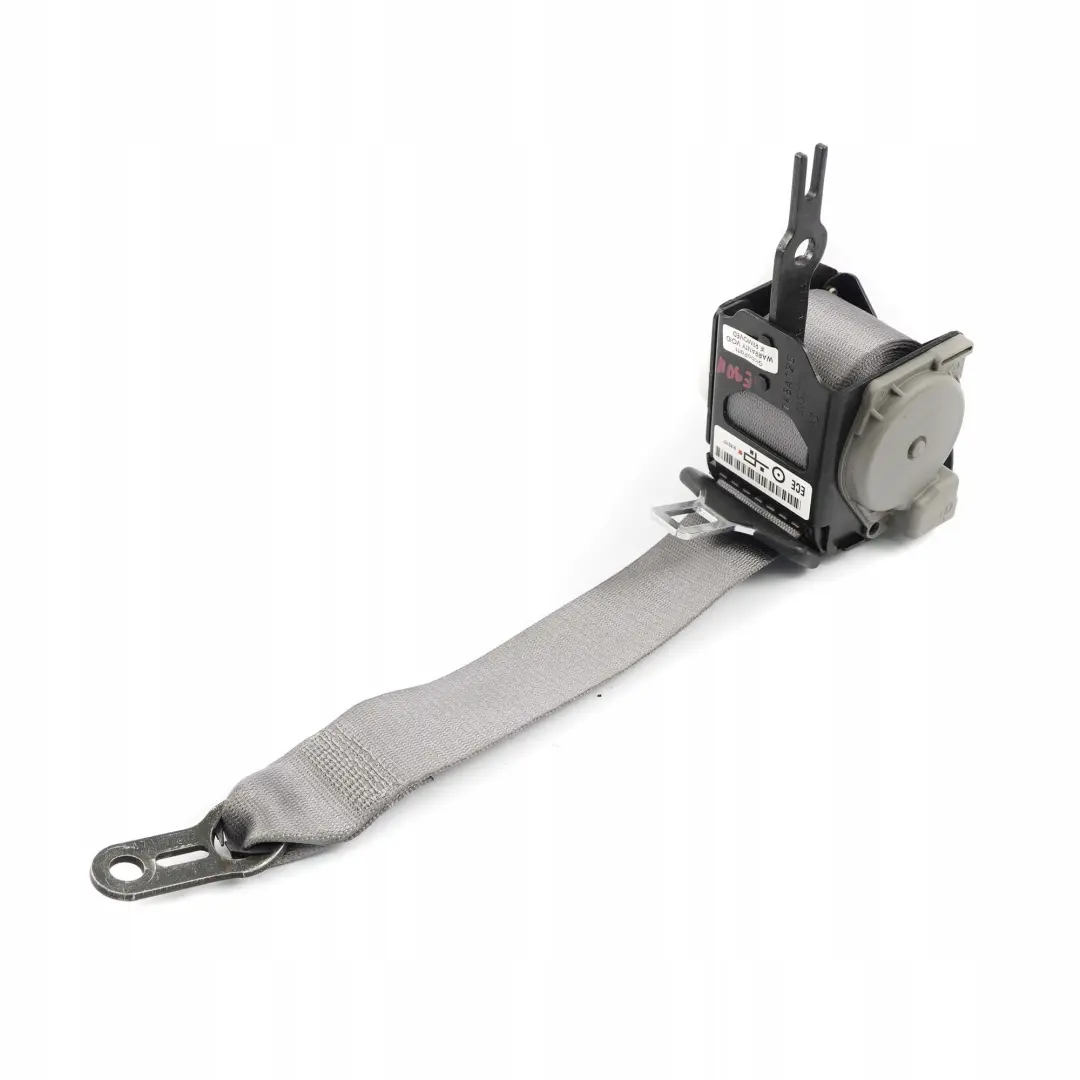 Upper Seat Belt Rear Centre Middle Grey to BMW 3 Series E90 LCI Saloon with Part number 9160111 BMW 3 Series E90 LCI Saloon Upper Seat Belt Rear Centre Middle Grey - SKU 9160111 - Part number 9160111