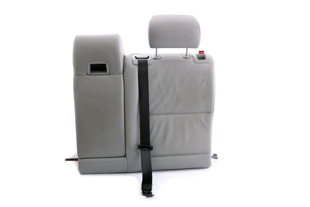 BMW 5 Series E61 Touring Rear Left N/S Seat Back Cover Backrest Grey Leather - SKU 7125233 - Part number 7125233
