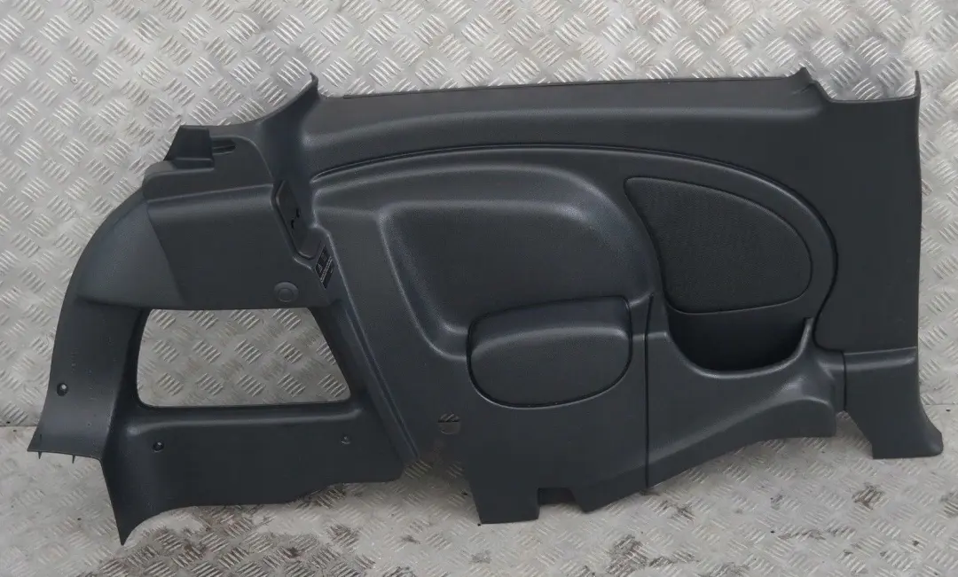 Trasero Izquierdo Lateral Panel Lateral Panther Negro para Mini Cooper R50 R53 con número de pieza 7050451 Mini Cooper R50 R53 Trasero Izquierdo Lateral Panel Lateral Panther Negro - SKU 7050451 - Número de pieza 7050451