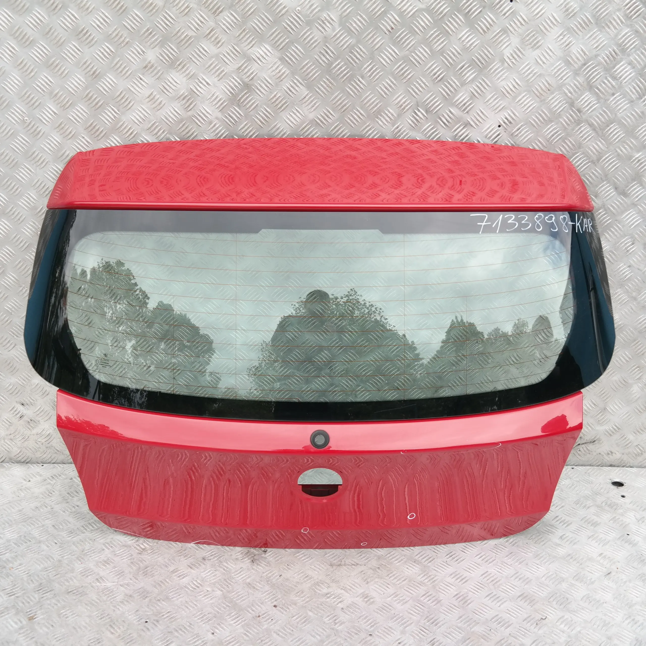 BMW 1 SERIES E81 E87 E87N Trunk lid Tailgate Boot Lid Karmesinrot Red Rot - A61