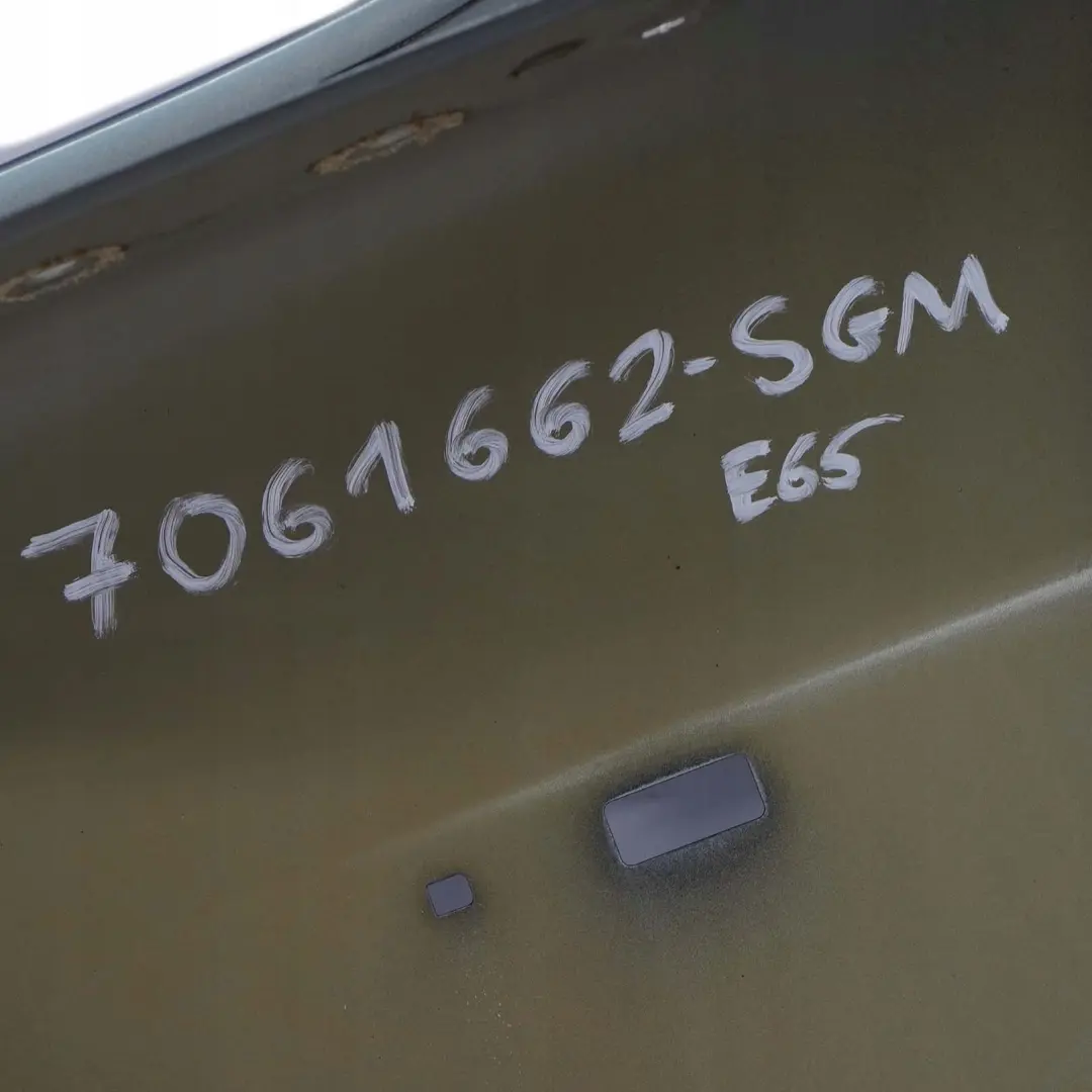 BMW E65 E66 Pareti Anteriore Destro Parafango Schiefergruen Verde - 449 - SKU 7061662-SGM - Numero di parte 7061662