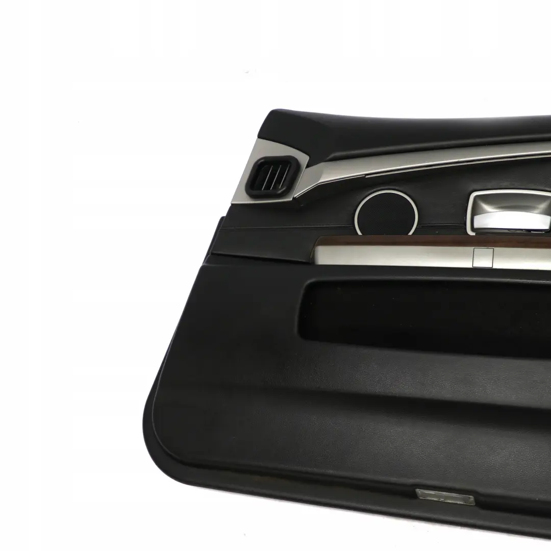 BMW 7 er E65 E66 Türverkleidung Abdeckung Vorne Rechts Leder Nasca Schwarz - SKU 9154458 - Teilenummer 9154458