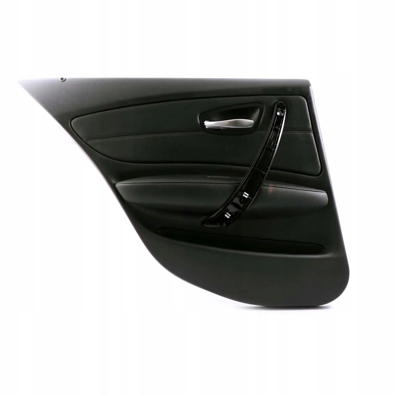 BMW E87 LCI Panneau De Porte Arrière Gauche En Cuir Boston Black 7224353