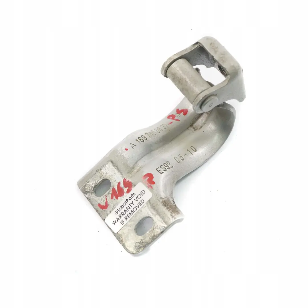 Mercedes-Benz W245 Boot Trunk Tailgate Right O/S Hinge Polar Silver to with Part number A1697400637 Mercedes-Benz W245 Boot Trunk Tailgate Right O/S Hinge Polar Silver - SKU A1697400637-PS - Part number A1697400637
