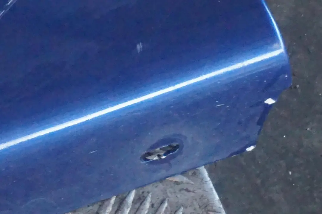 BMW 1 Series E87 M Sport Sill Strip Side Skirt Left N/S Montegoblau Blue - A51 - SKU 0033557-MTB - Part number 0033557