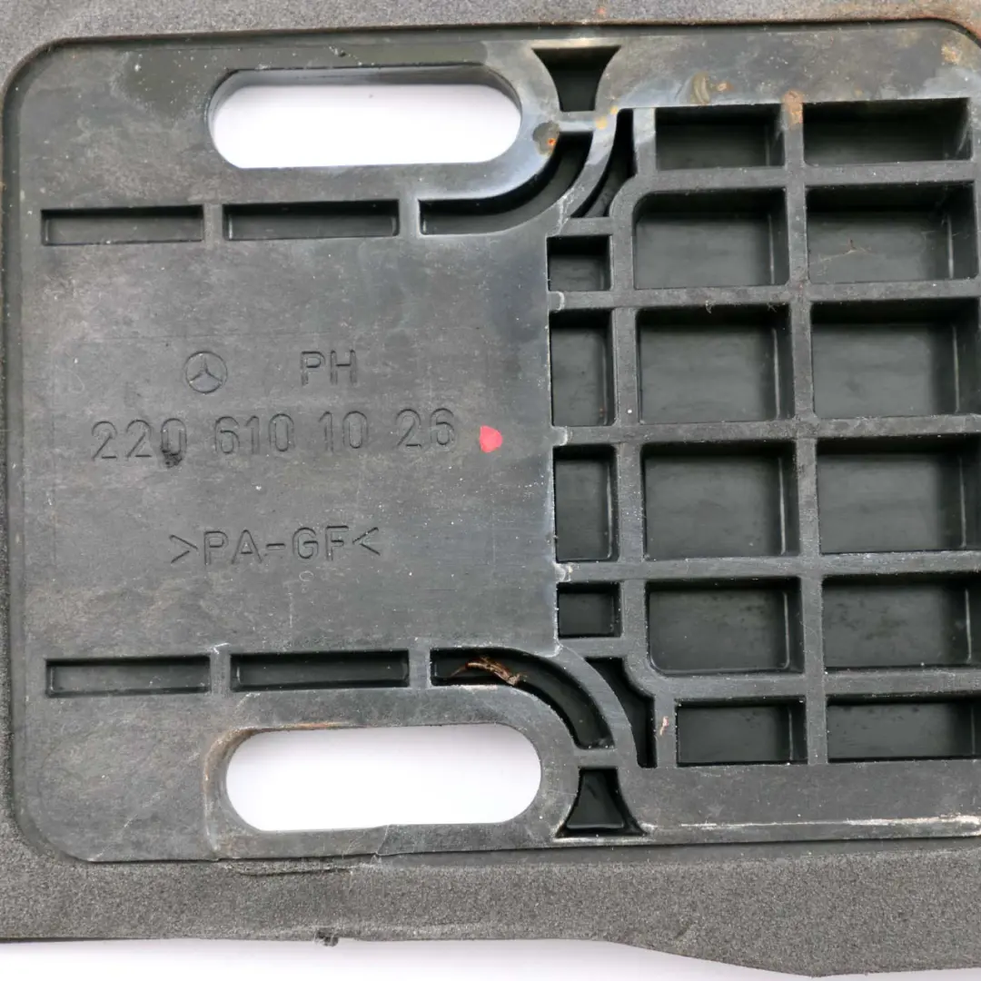 Mercedes-Benz S W220 Rear Bumper Mount Crash Bar Bracket Plate to with Part number A2206101026 Mercedes-Benz S W220 Rear Bumper Mount Crash Bar Bracket Plate - SKU A2206101026 - Part number A2206101026