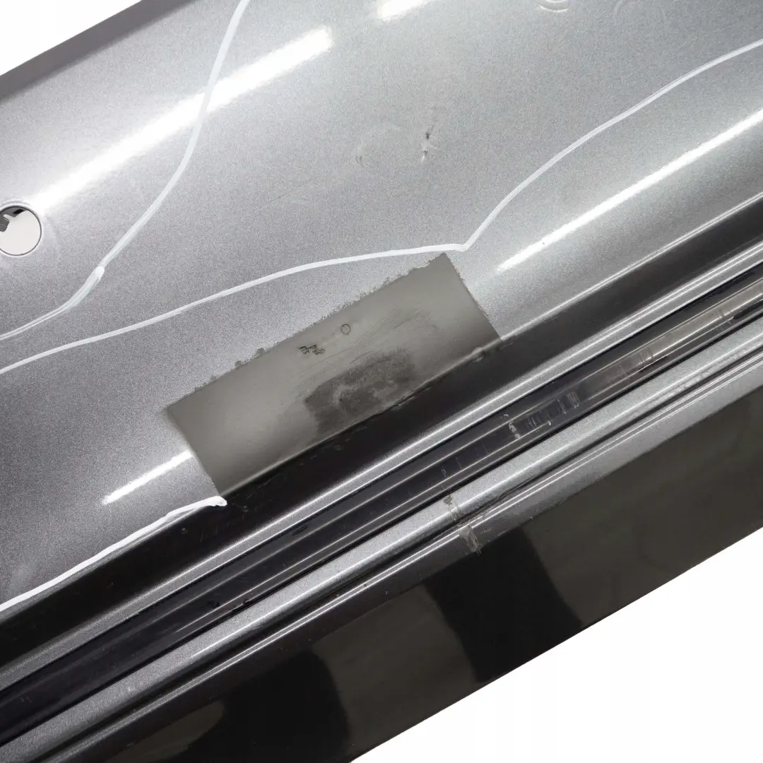 BMW 3 F30 LCI Sport Line Rear Bumper Trim Panel PDC Mineralgrau Grey - B39 - SKU 7384603-MG - Part number 7384603
