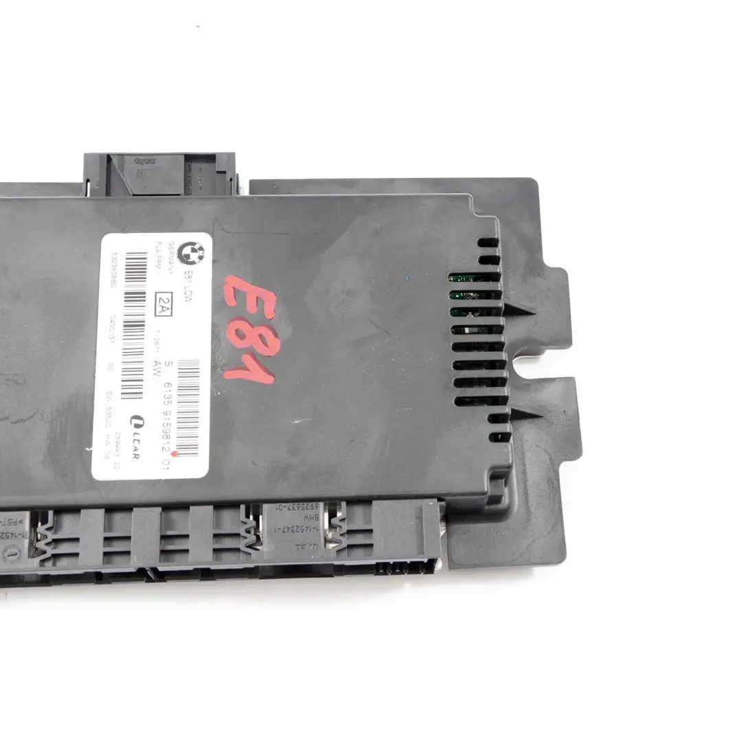 Modulo Luce Spaziale Piede Centralina Low PL2 FRM3R Lear per BMW E81 con numero di parte 9159812 BMW E81 Modulo Luce Spaziale Piede Centralina Low PL2 FRM3R Lear - SKU 9159812 - Numero di parte 9159812