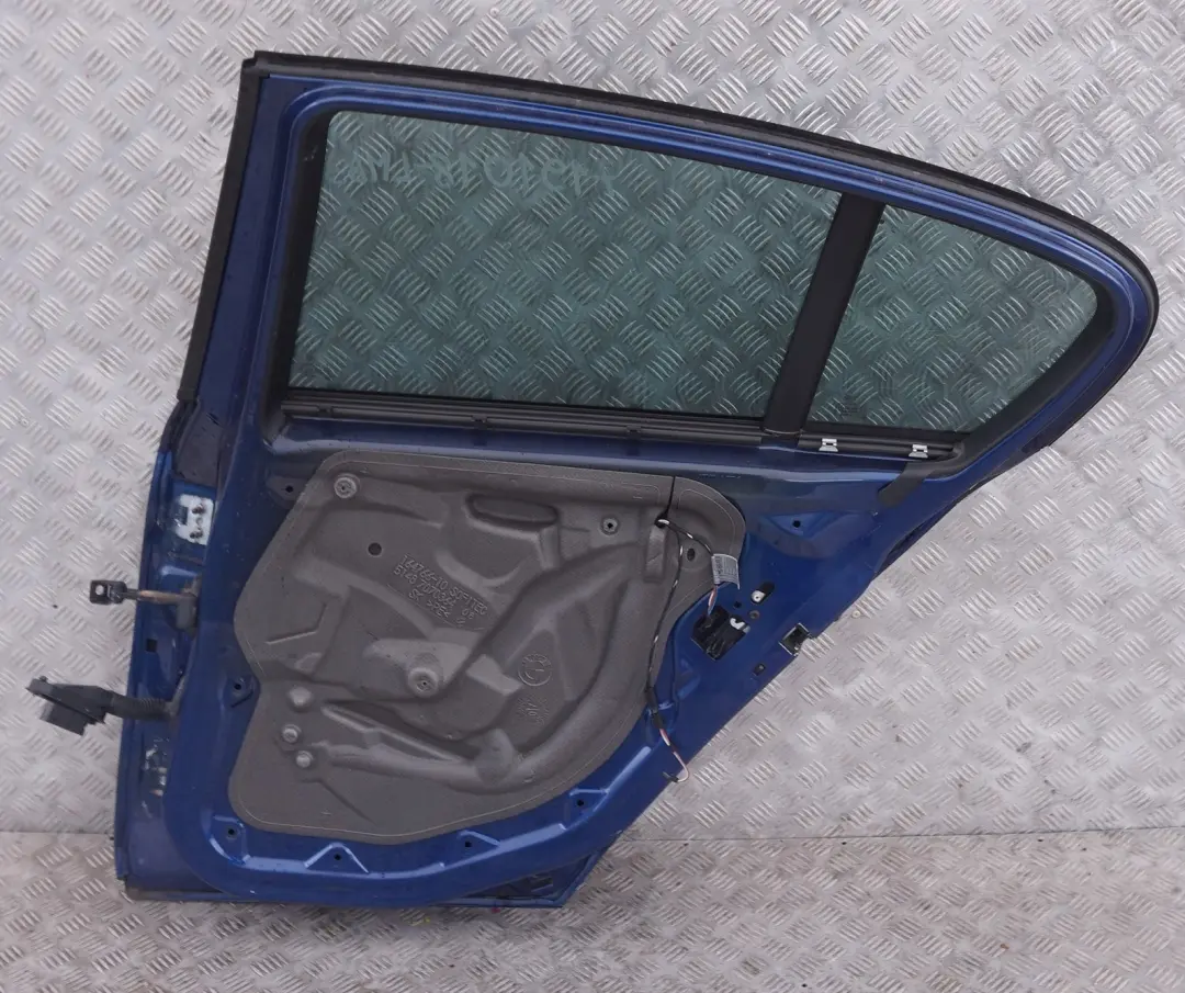 BMW 1 SERIES 3 E87 E87N Door Rear Right O/S Le Mans Blau Blue Metallic - 381 - SKU 7191018-LMB3 - Part number 7191018