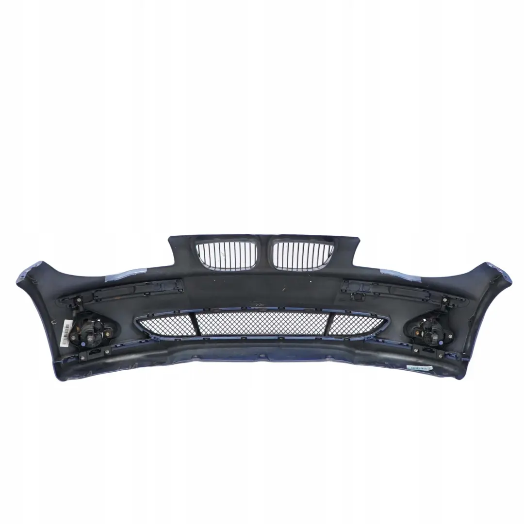 Complete Front Bumper Trim Panel Sydneyblau Sydney Blue Metallic A19 to BMW 1 E87 with Part number 0032635 BMW 1 E87 Complete Front Bumper Trim Panel Sydneyblau Sydney Blue Metallic A19 - SKU 0032635-SYD1 - Part number 0032635