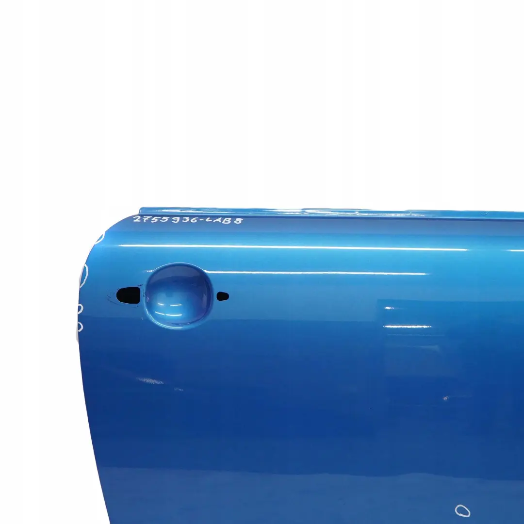 Door Front Right O/S Laser Blue Metallic A59 to BMW Mini Cooper 8 R55 R56 R57 R58 with Part number 2755936 BMW Mini Cooper 8 R55 R56 R57 R58 Door Front Right O/S Laser Blue Metallic A59 - SKU 2755936-LAB8 - Part number 2755936