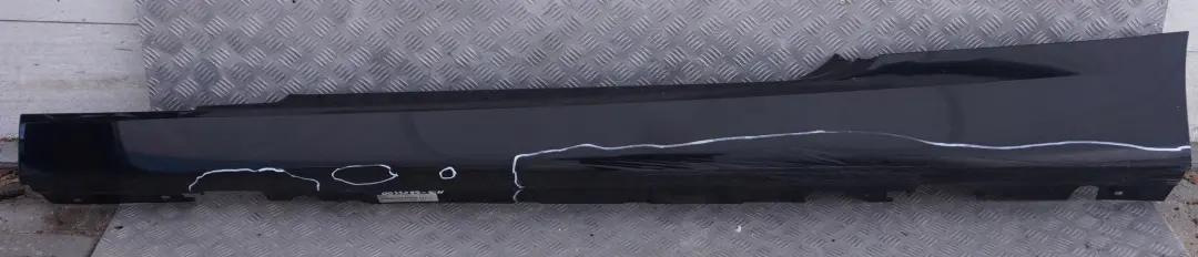 BMW 3 E92 E93 Gonna laterale sinistra Nero 2- 668 - SKU 0034059-SCH - Numero di parte 0034059