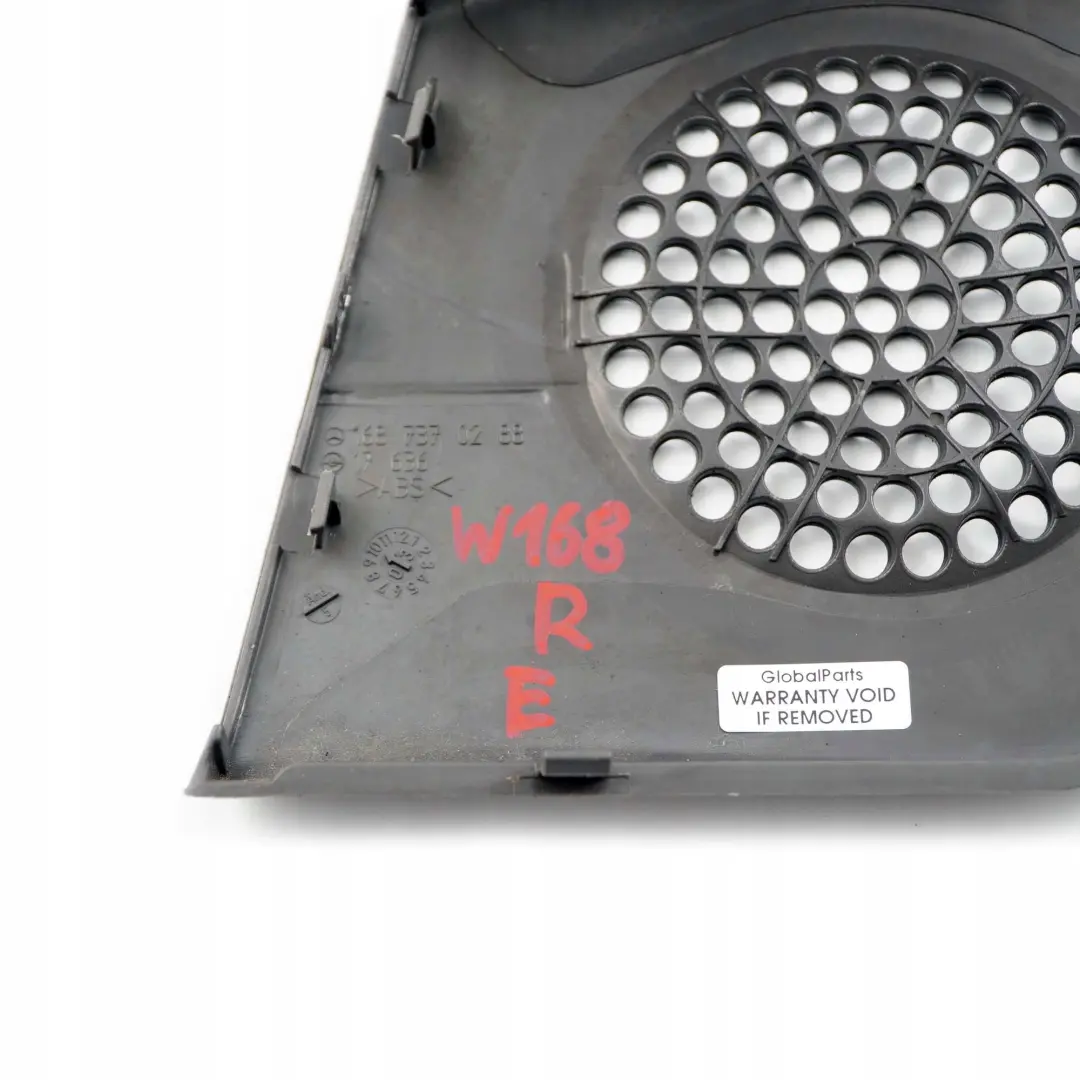 Mercedes-Benz A-Class W168 Door Speaker Cover Trim Rear Right O/S to with Part number A1687370288 Mercedes-Benz A-Class W168 Door Speaker Cover Trim Rear Right O/S - SKU A1687370288 - Part number A1687370288