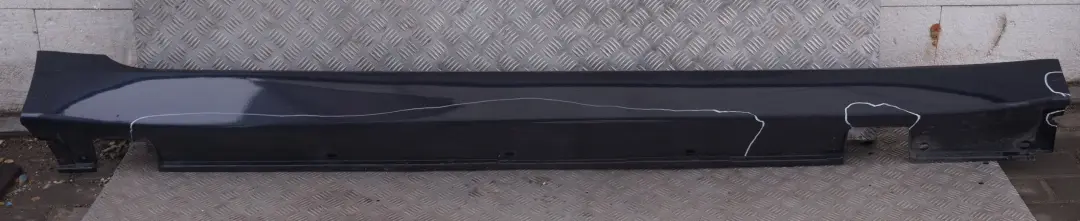 BMW E60N E61N LCI Listello Portiera Apertura Gonna SX Blu Monaco Blu - - SKU 0422465-MB - Numero di parte 0422465