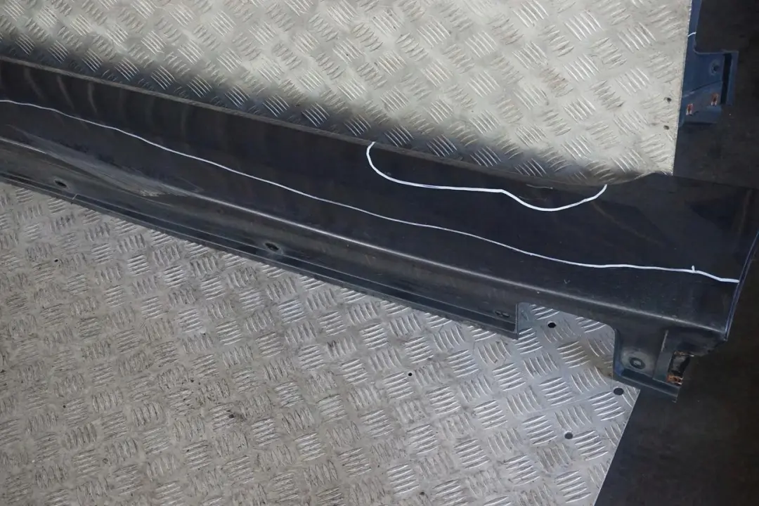 BMW 5 E60 E61 LCI 1 Door Sill Cover Side Skirt Left N/S Monacoblau Blue - A35 - SKU 0422464-MB1 - Part number 0422464
