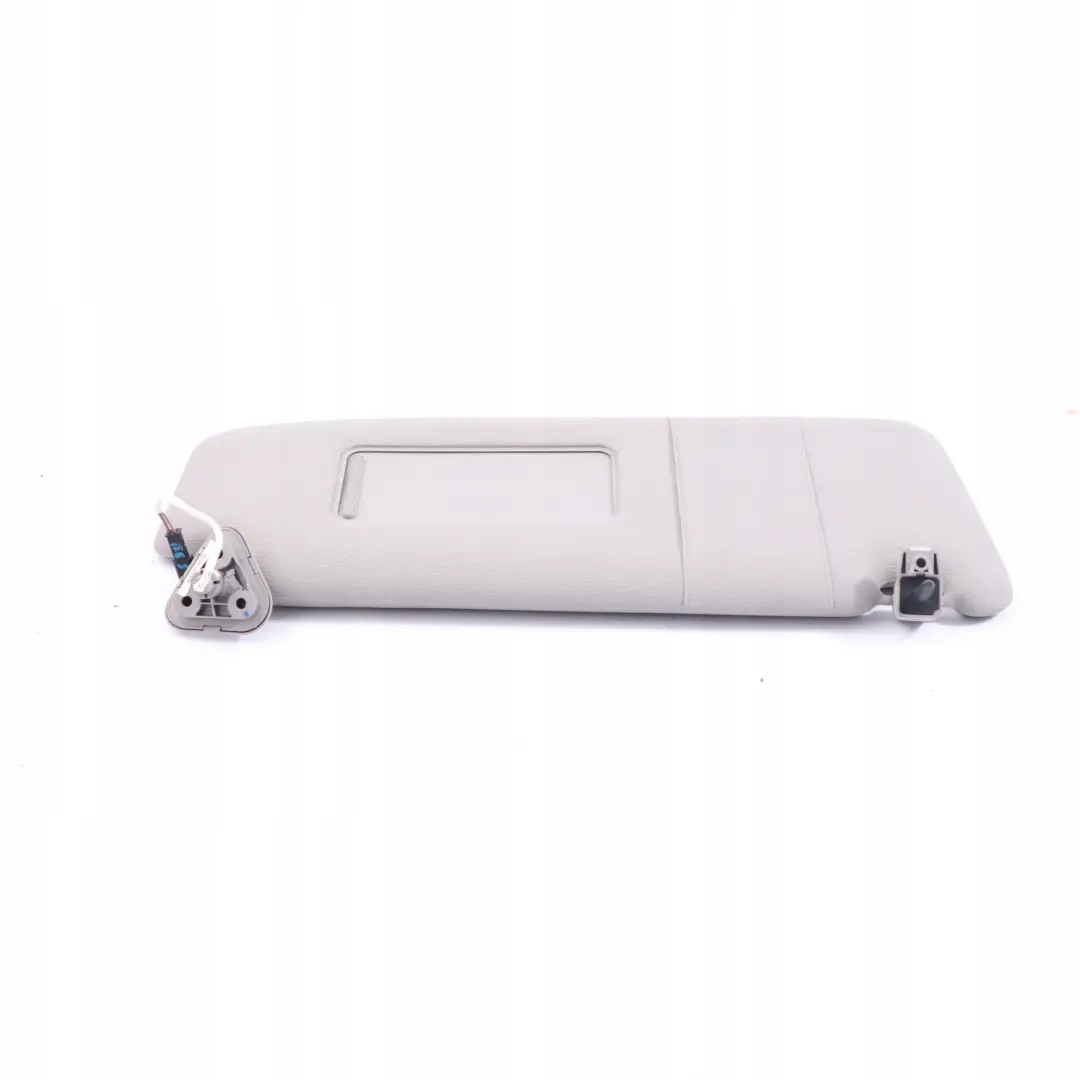 BMW E65 E66 Sun Visor Lamp Light Cover Right O/S Leather Steingrau Grey - SKU 7017792-1 - Part number 7017792
