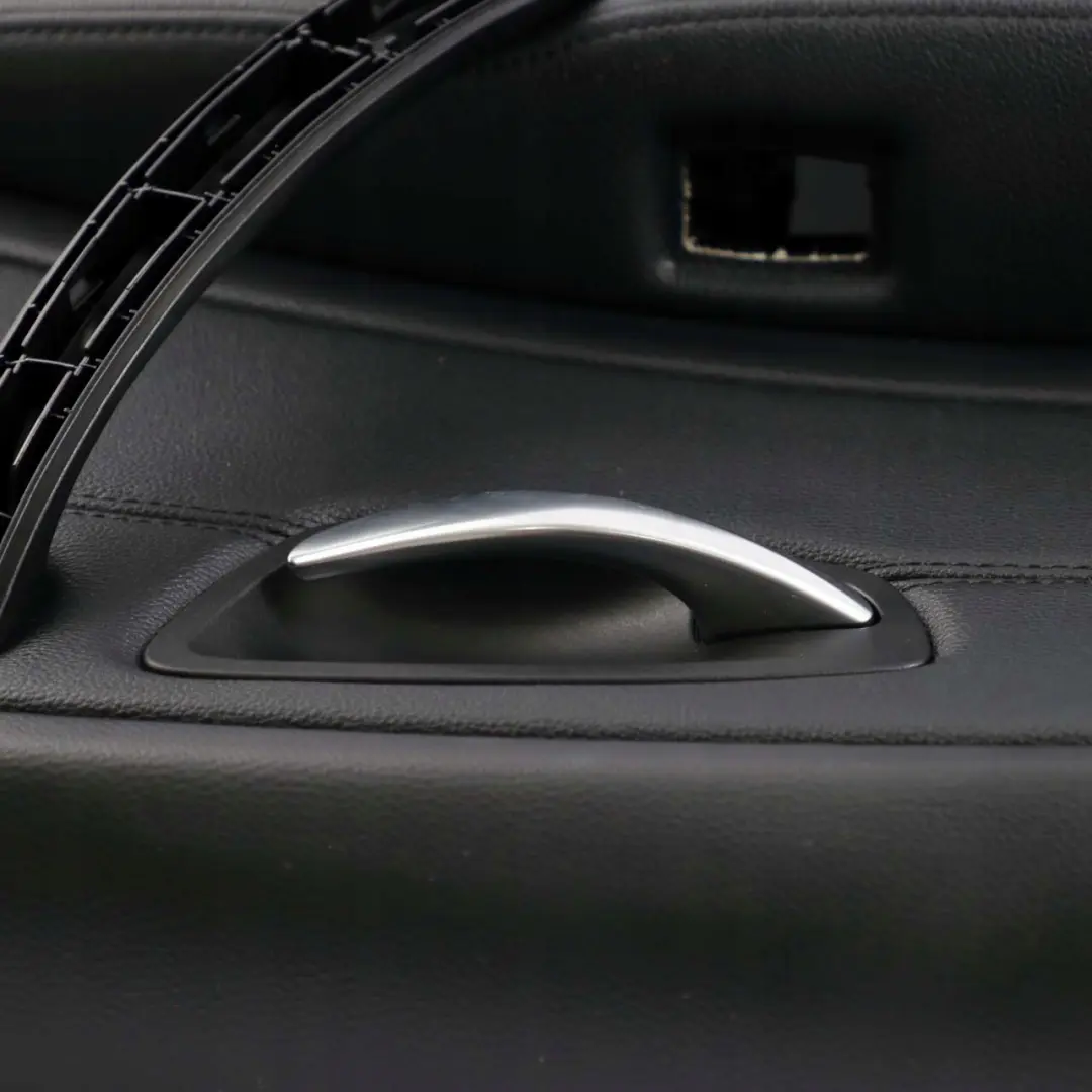 BMW 1 Series E87 LCI Rear Left N/S Door Card Lining Panel Leather Boston Black - SKU 7224353 - Part number 7224353